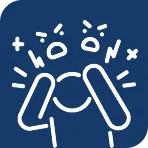 業務や課題に混乱してストレスを抱えているイメージ